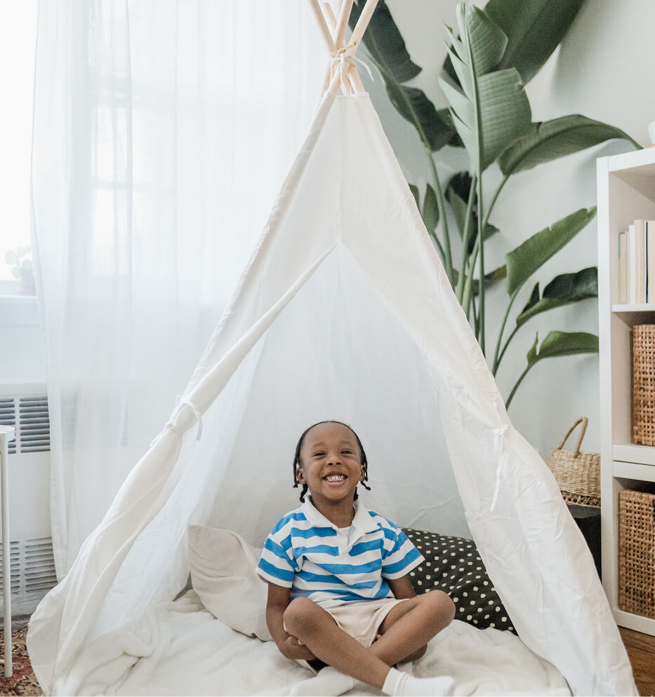 smiling toddler