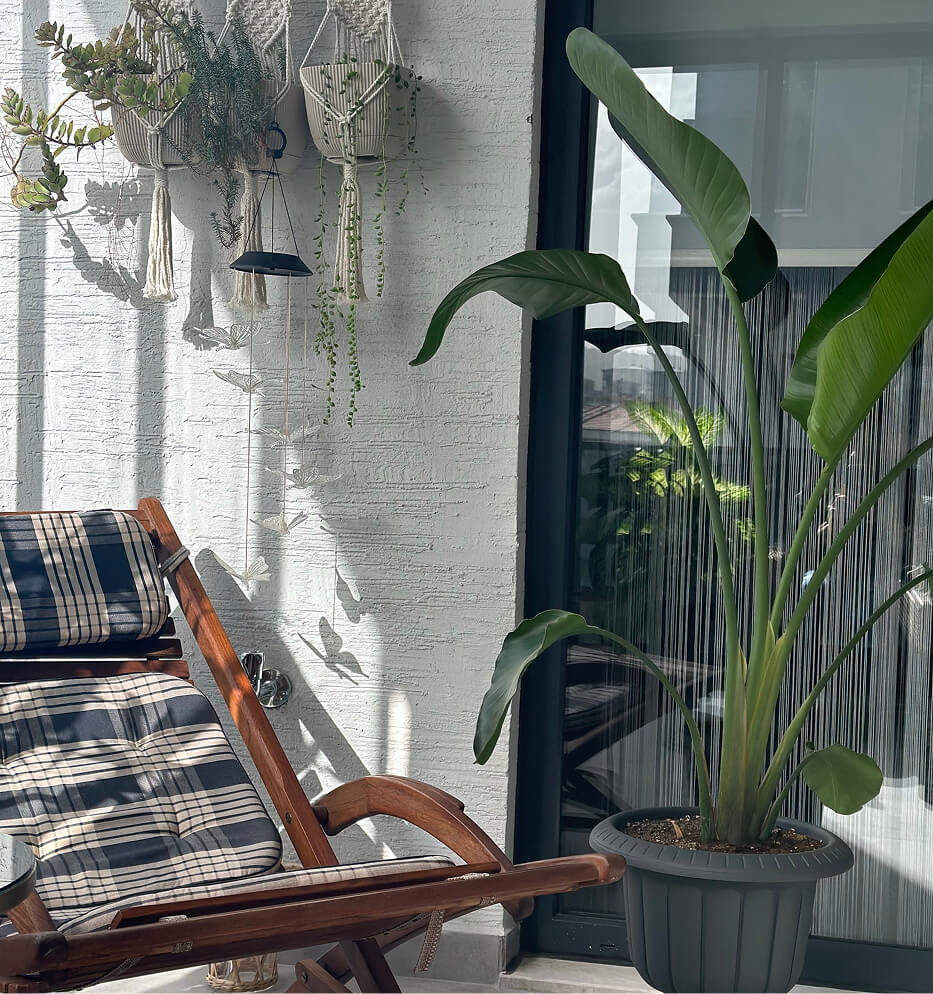 chair on porch